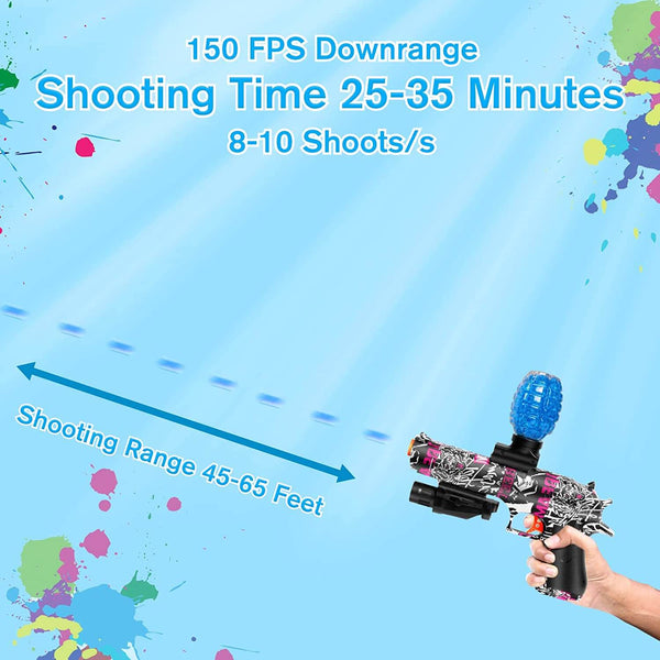 X506B Electric Graffiti Gel Ball Blaster Orbeez Launcher