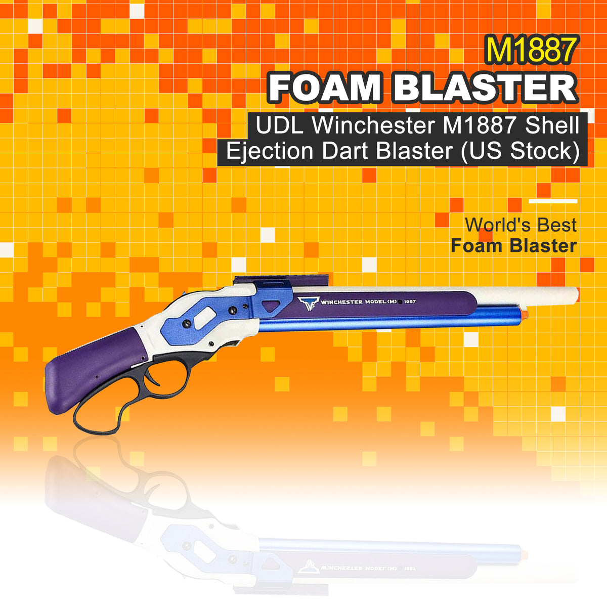 UDL Winchester M1887 Shell Ejection Dart Blaster – Biu Blaster