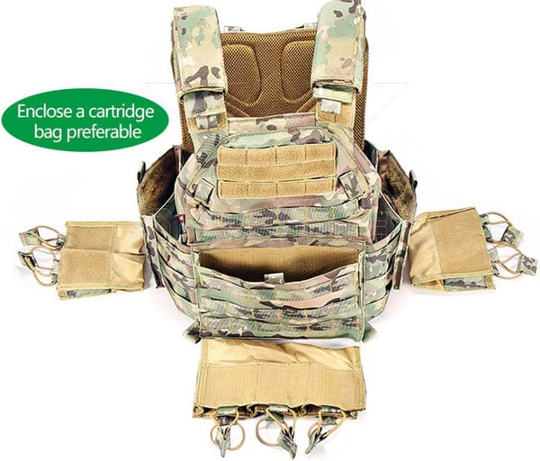 YAKEDA 1000D Tactical Quick Release Outdoor Adjustable Military Vest-Biu Blaster-Uenel