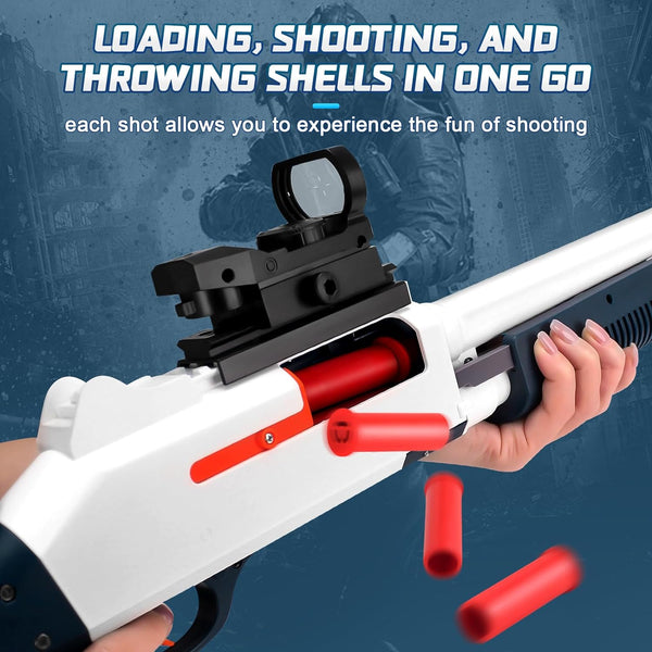 JH2027 XM1014 Shell Ejection Throwing Manual Blaster For Kids Outdoor Gift(US stock)