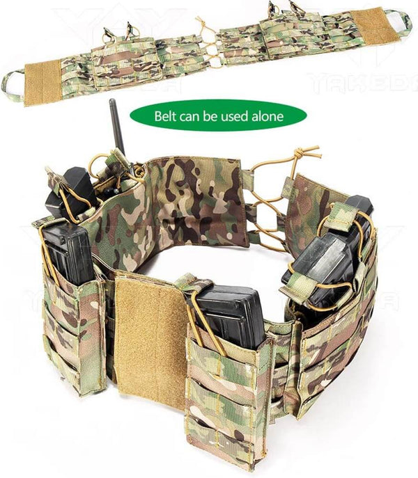 YAKEDA 1000D Tactical Quick Release Outdoor Adjustable Military Vest-Biu Blaster-Uenel