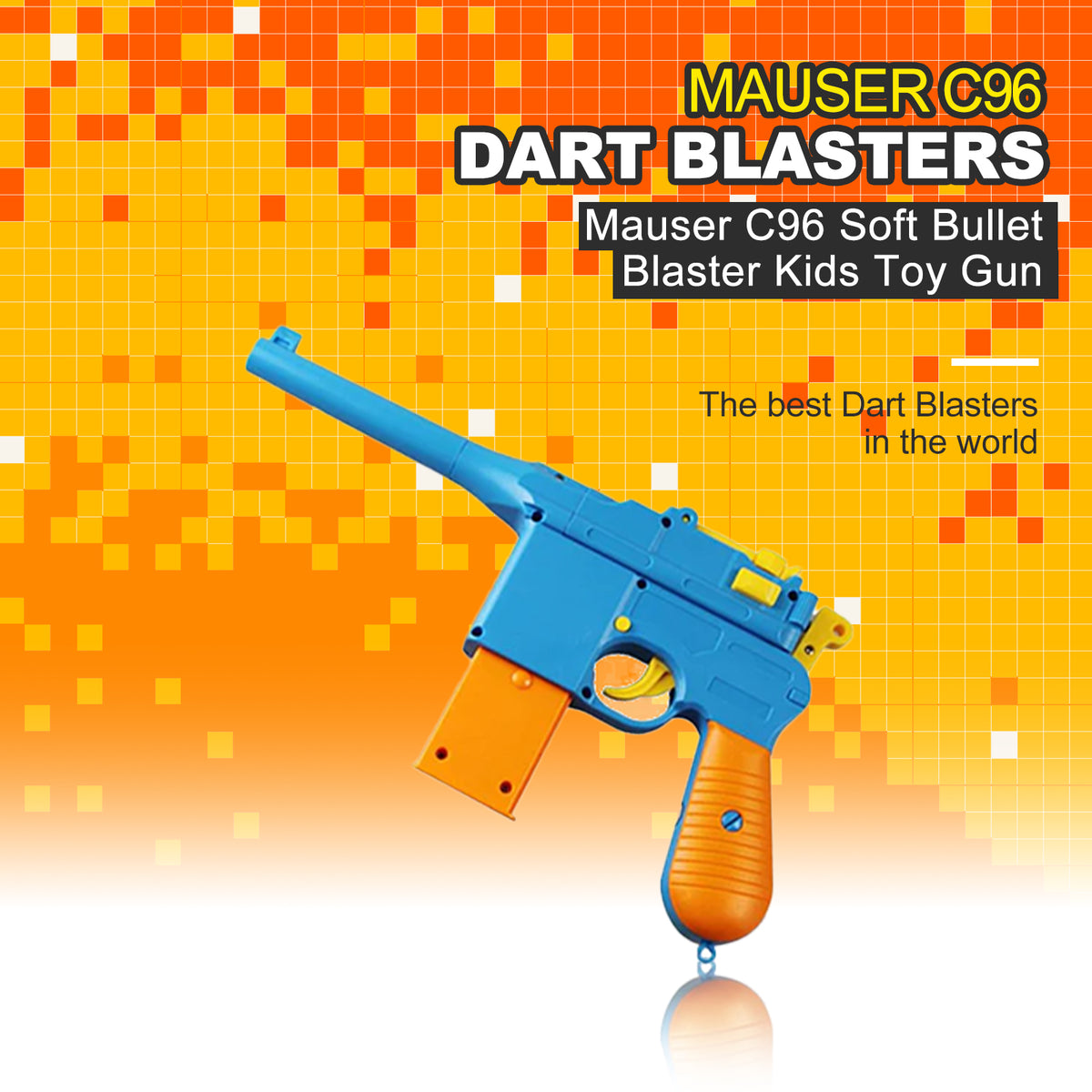 Mauser C96 Soft Bullet Blaster Kids Toy Gun – Biu Blaster