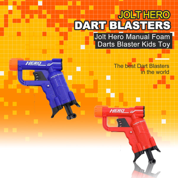 Jolt Hero Manual Foam Darts Blaster Kids Toy