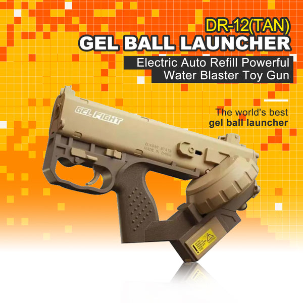 Electric Full Auto DR-12 Gel Ball Blaster - Tan