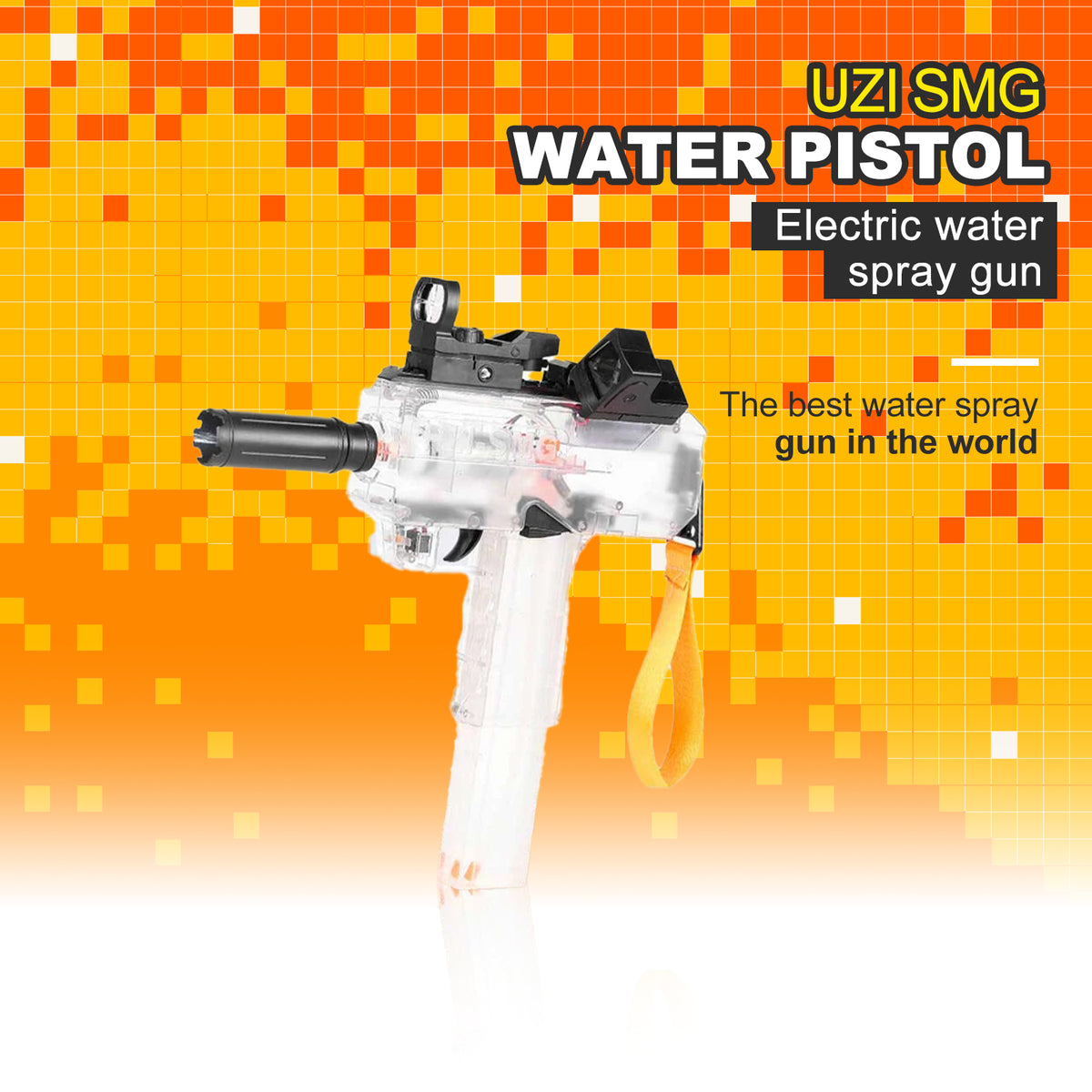 UZI nuovo Design a lungo raggio motorizzato pistola ad acqua giocattoli con illu
