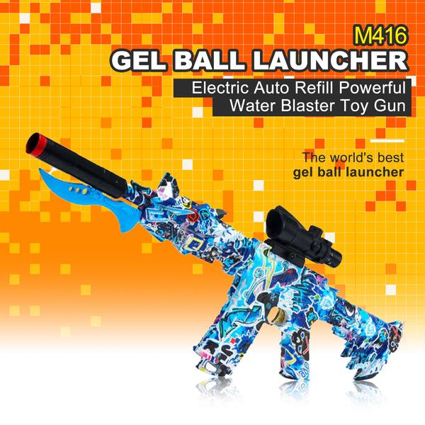 M416 Assault Electric Graffiti Splatter Ball Blaster