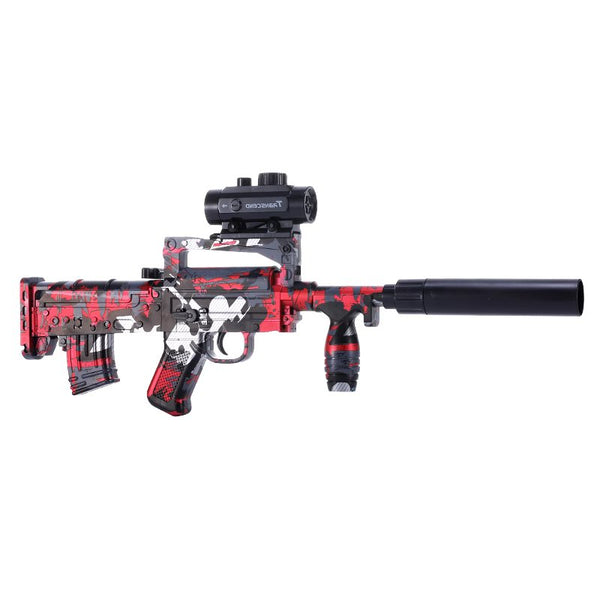 Groza Electric Hopper Feed Gel Ball Blaster-Biu Blaster-red-Uenel