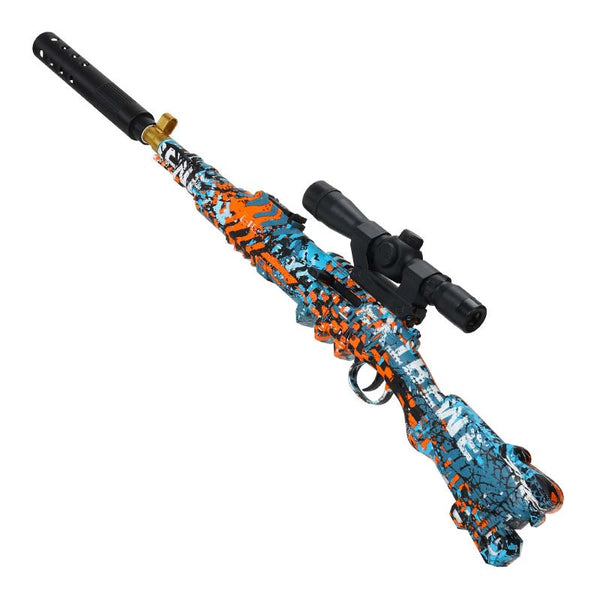 Graffiti Hopper-Fed Kar 98k Manual Action Orbeez Toy Gun