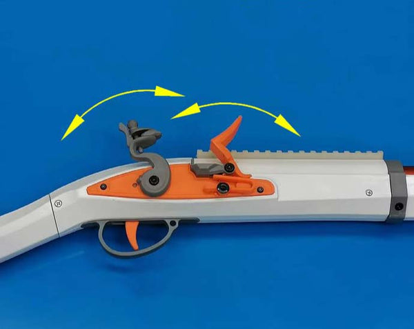 Hanke Flintlock Long Rifle Foam Ball Blasters Toy Gun