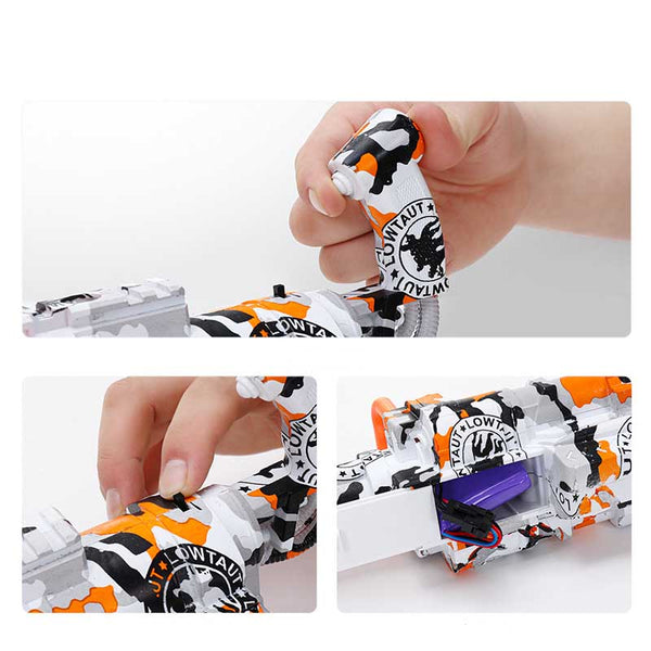 Electric Graffiti Handheld Hopper-Fed Gatling Gel Ball Blaster
