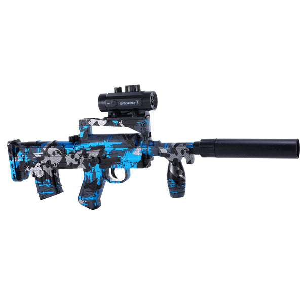 Groza Electric Hopper Feed Gel Ball Blaster-Biu Blaster-blue-Uenel