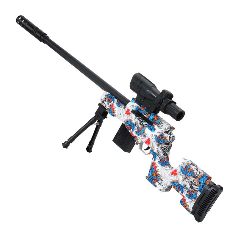 Hopper Fed Manual Graffiti AWM Orbeez Ball Blaster Toy – Biu Blaster