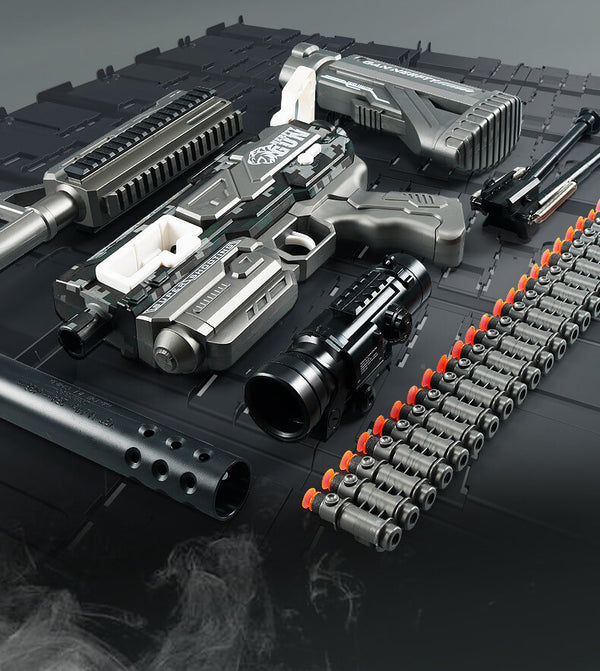RQ Electric HK416 Modular Belt-Fed Foam Dart Blaster-Biu Blaster-Uenel