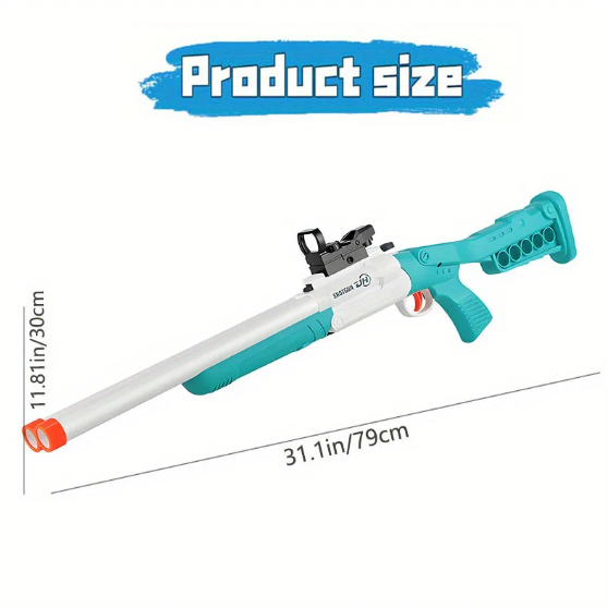 Double-barreled S686 Troll projectile Projectile rifle Soft shot dart  toy blaster