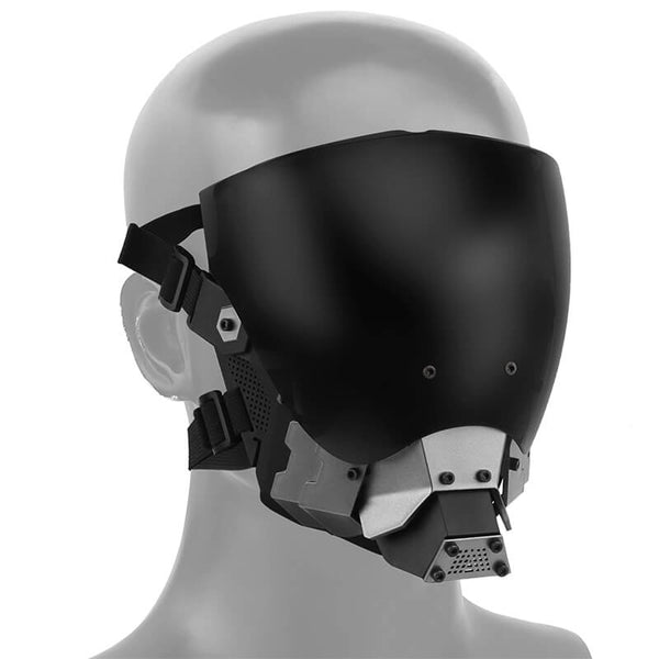 Wosport Tactical Antifog Lens Cyberpunk Full Face Commander Mask-Biu Blaster-Uenel