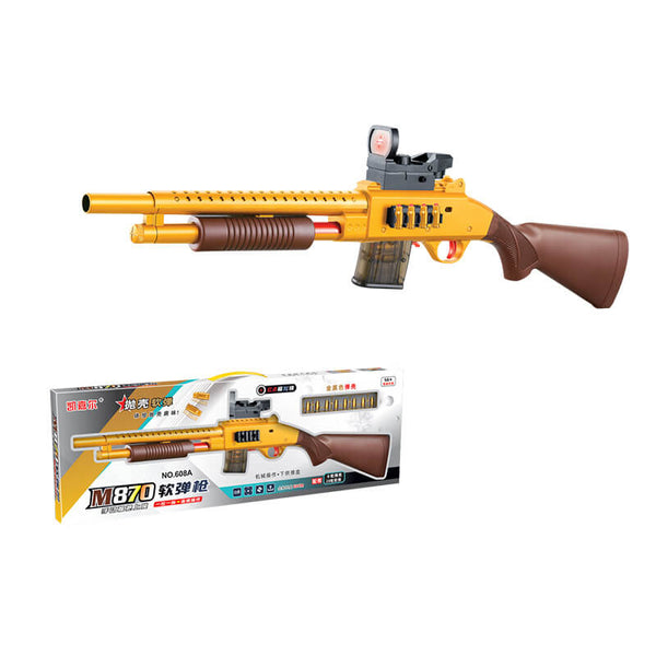 Mini M870 Shell Ejecting Soft Bullet Dart Blaster-Biu Blaster-Uenel