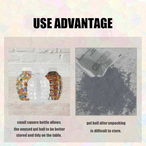 40000PCS Gel Ball Blaster Refill Ammo 7-8mm Harden Water Bullet Replace (US Stock)-gel balls-Biu Blaster-Biu Blaster