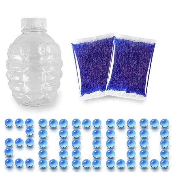 20000pcs Blue Gel Ball Harden Water Ammo Refill Bottle (US Stock)-gel balls-Biu Blaster-Biu Blaster