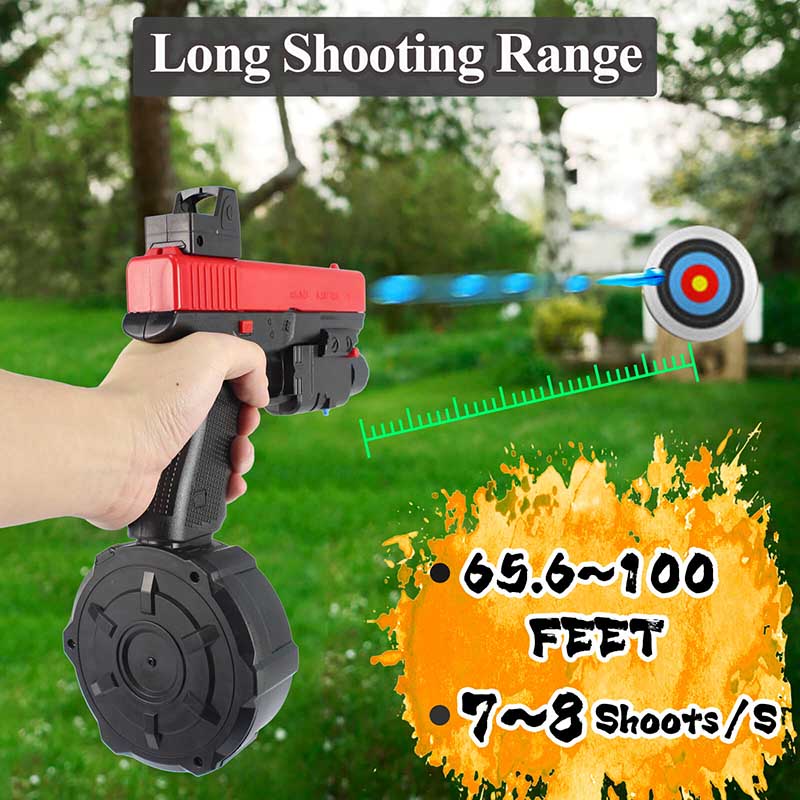 JM-X2 Gel Ball Blaster Automatic Splatter Ball Blaster with 40000 Ammo  Automatic Outdoor Shooting Team Game, Christmas, Halloween, Birthday, New  Year