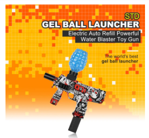 Get Ready for Action with the STD Graffiti Hopper-Fed Electric Splatter Ball Blaster!