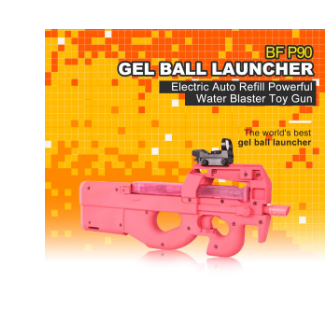 Unleash the Fun with the BF P90 Electric Pink Gel Ball Blaster!