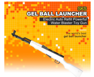 Unleash the Fun with the SKS Manual Hopper Fed Rubber Ball Water Beads Blaster