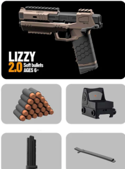 Cyberpunk 2077 Gecko Manual Action Toy 2.0 Dart Blaster
