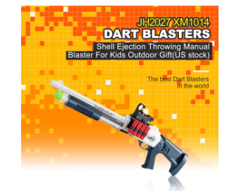 Unleash Action-Packed Fun with the JH2027 XM1014 Shell Ejection Blaster