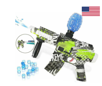 Unleash the Power of Fun with the Electric 9-11mm YT634 Gel Ball Blaster - Green