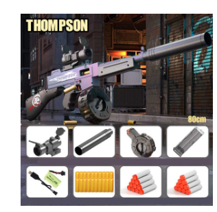 Thompson Electric Manual/Auto Dart Blaster – The Ultimate Shell-Ejecting Experience!