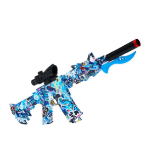 Unleash Epic Battles with the M416 Assault Electric Graffiti Splatter Ball Blaster!