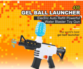 Electric Mini 416 Powerful Hopper-Fed Gel Ball Blaster