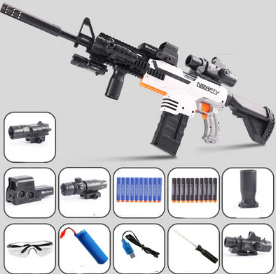 Unleash Epic Foam Battles with the Sembylon M416 Soft Bullet Electric Foam Dart Blaster