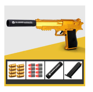 Unleash the Legend with the Desert Eagle Shell Ejecting Dart Blaster