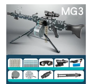 Dominate the Battlefield with the Lehui MG3 Dart Blaster