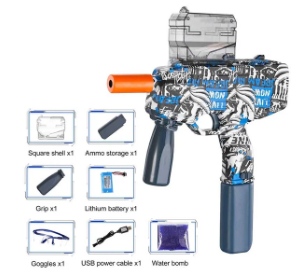 Electric MP9 Splatter Gel Ball Blaster Toy