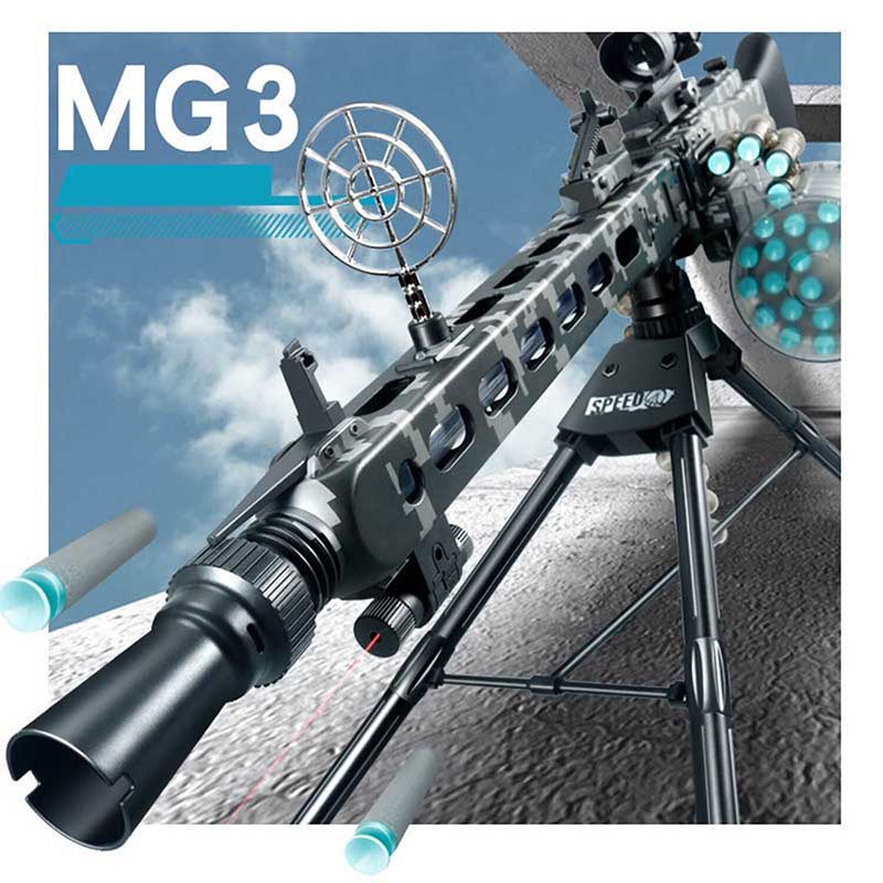 Lehui MG3 WW2 Machine Gun Foam Blaster Review