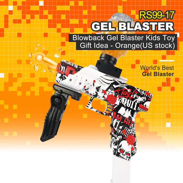 Biu Blaster RS99-17 Blowback Gel Blaster Kids Toy Gift Idea - Orange(US stock)