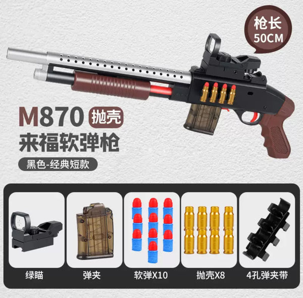 Shell ejecting Soft Bullet Ball Pellet blaster  Realistic Bolt Action Dart Foam Blaster Sniper Rifle with Scope