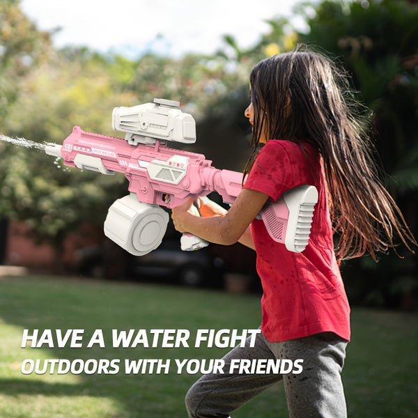 Space Water Gun: USB Charged, Suitable for Ages 3-8, 36V Or Below, Outdoor Fun with Friends