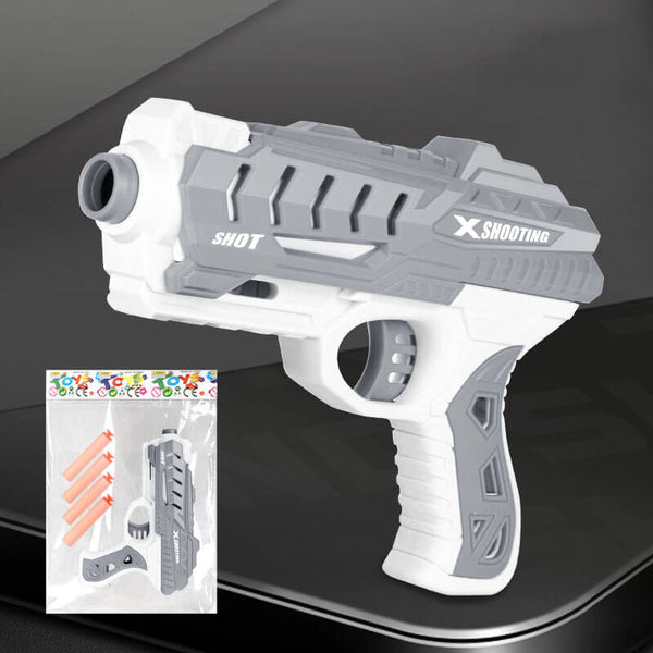 X Shooting Manual Full Length Dart Toy Blaster-Biu Blaster-gray-Uenel