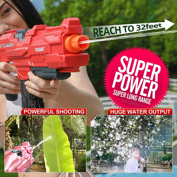 996 Electric Water Suction High Pressure Water Gun Long Distance Outdoor Summer Toy-Biu Blaster-Uenel