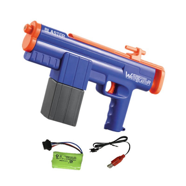 Electric Large Capacity Automatic Water Gun Toys 375CC for Summer Pool Party Beach Outdoor Activities-Biu Blaster-blue-Uenel