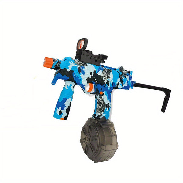 Gel Gun Utdoor Backyard Shooting Toy Game for Shooting Team Game Ideal Gift Blue(US Stock)