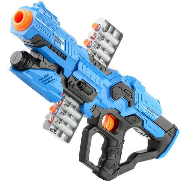 XH Manual Clip-Fed Sci-Fi Foam Dart Blaster w/ Target-Biu Blaster-Uenel