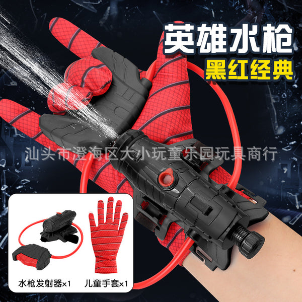 Spider Web Shooters Toy Water blaster Wrist Launcher With Glove, Hero Wrist Water Blaster Sprayer Set, Water Pistol, Cosplay Spider Shooters Game, Christmas Halloween Gift