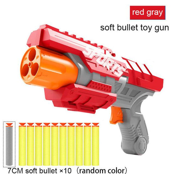 Eva Soft Sponge Bullets Toy Guns Kids Toy Suction Cup Bullet Foam Head Soft Bullet Safe Toy Guns Boy Girl Gift