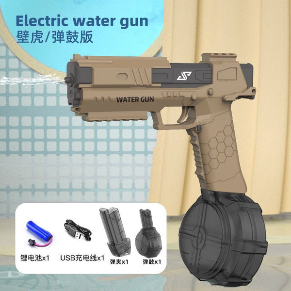 Electric Water Guns, High Capacity Automatic Squirt Guns up to 32FT Range, One-Button Automatic Water Soaker blaster Toy for Kids & Adults Summer Swimming Pool Party