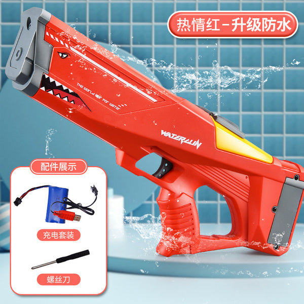 Shark Automatic Electric Water blaster Children Outdoor Beach Games Pool Summer Toys