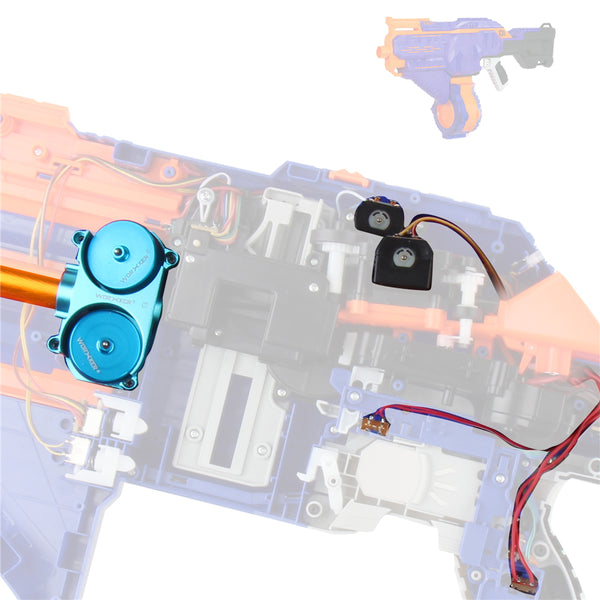 Worker Flywheel Motor Kit Upgrade for NERF N-Strike Elite Infinus Blaster-Biu Blaster-Uenel
